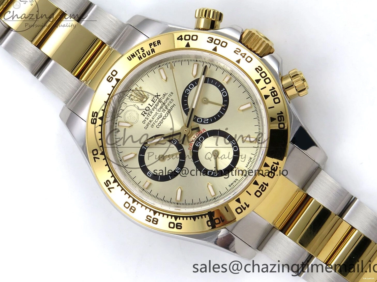 YG Daytona QF SS 1:1 Braclet YG V5 on Dial Best SH4131 126503 Edition 0428